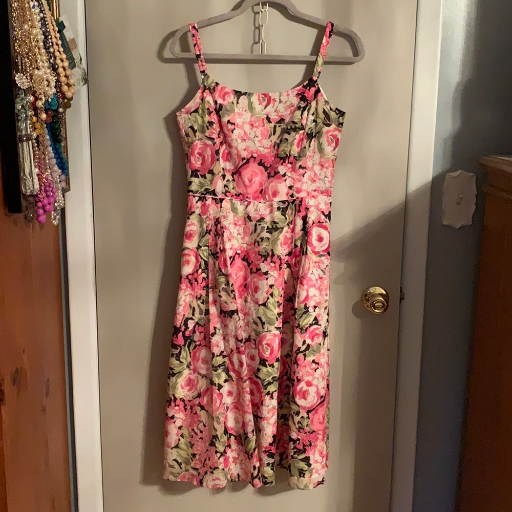 Talbots Floral sleeveless dress